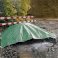 80 GSM Soft Strong Waterproof Tarp Green Strengthened Ground Sheet 