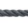 8mm Black Polypropylene 3 Strand Nylon Rope For Marine & Domestic Uses