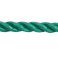 3 Strand Green 8mm Thick Polypropylene Lightweight Nylon Rope Coil