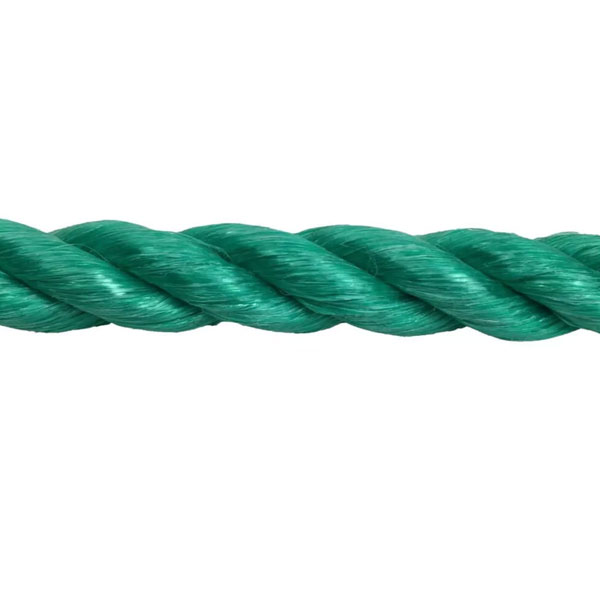 3 Strand Green 8mm Thick Polypropylene Lightweight Nylon Rope Coil