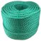 3 Strand Green 8mm Thick Polypropylene Lightweight Nylon Rope Coil