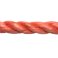 8mm Orange Polypropylene 3 Strand Nylon Rope For Marine & Domestic Uses