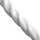 8mm White Polypropylene 3 Strand Nylon Rope For Marine & Domestic Uses