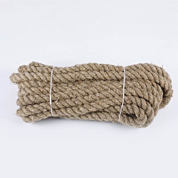 8mm Thick European Flax Linen Hemp Rope Twisted Braided Decking Garden Boating Crafts