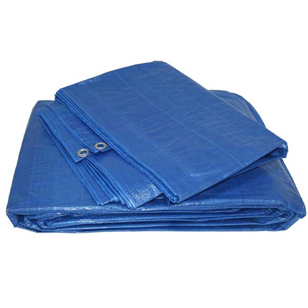 95 GSM Strong Protective Blue Tarp Sheet Strengthened Waterproof Cover