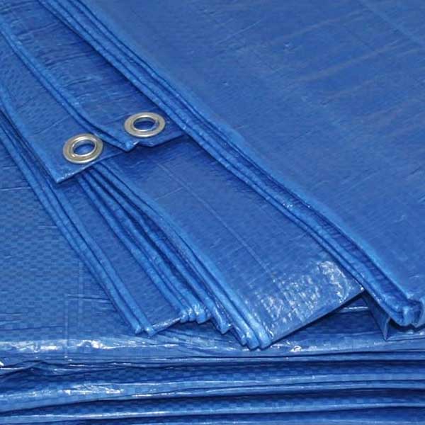 95 GSM Strong Protective Blue Tarp Sheet Strengthened Waterproof Cover