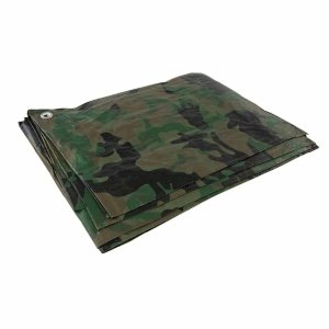 95gsm Strong Waterproof Camo Tarpaulin Cover Ground Sheet 