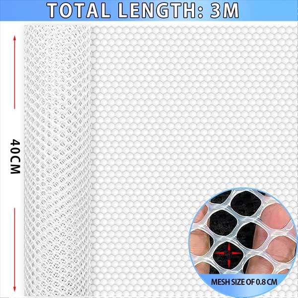 Chicken Wire Poultry Breeding Net Plastic Mesh Temporary Fencing for Yard