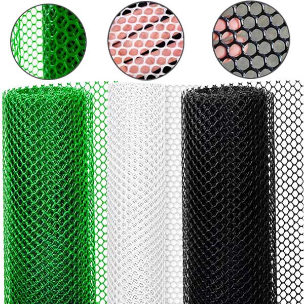 Chicken Wire Poultry Breeding Net Plastic Mesh Temporary Fencing for Yard