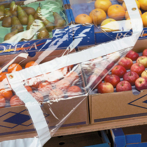 Clear Waterproof 310GSM Flexible PVC Tarpaulins 