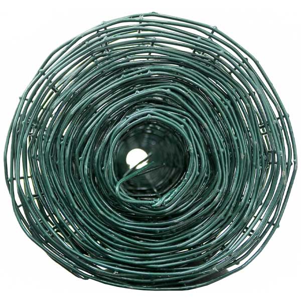 Durable Green PVC Coated Wire Mesh Garden Fence Roll