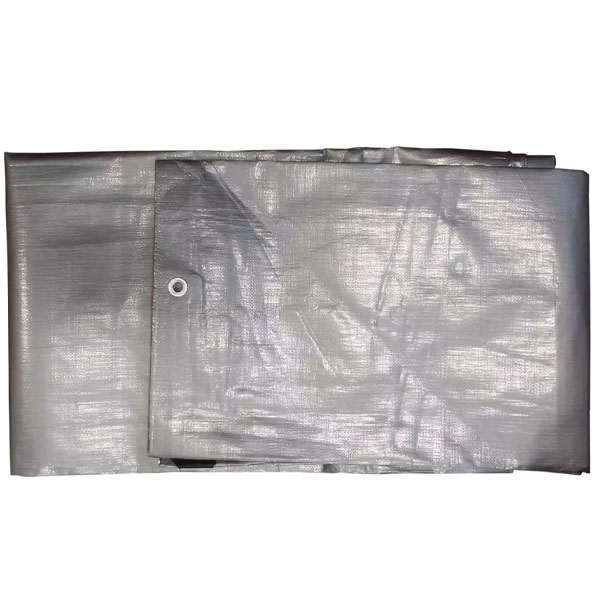 Extra Heavy Duty 330 GSM Silver Waterproof Tarpaulin Cover Ground Sheet 