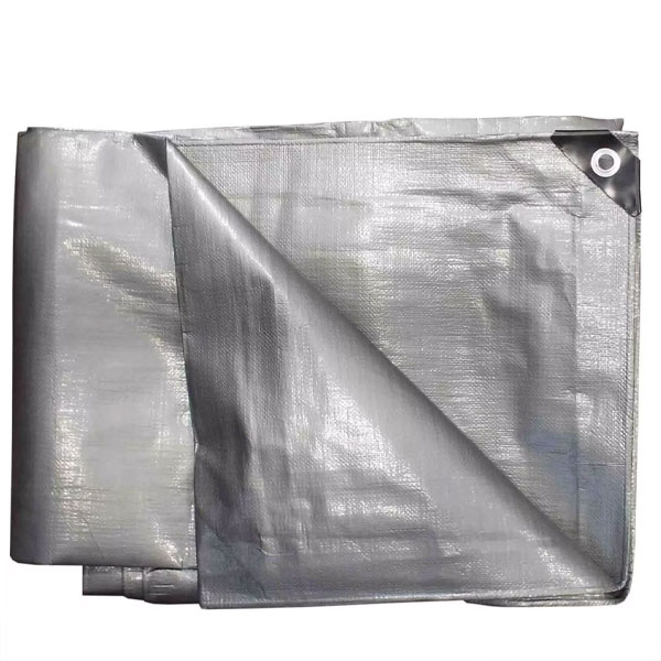 Extra Heavy Duty 330 GSM Silver Waterproof Tarpaulin Cover Ground Sheet 