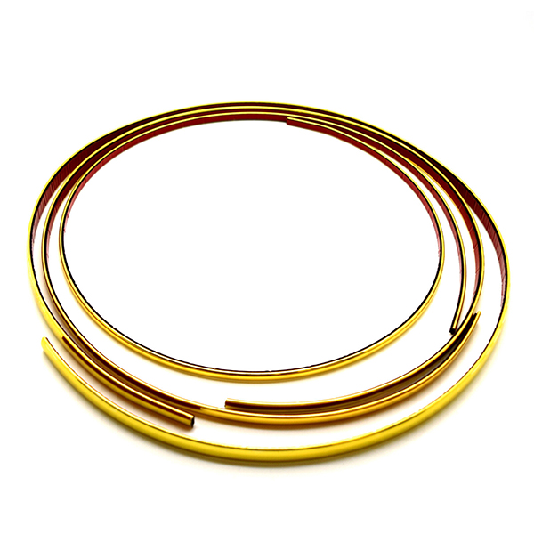 Gold Chrome Car Styling Tuning Moulding Strip Trim Self Adhesive Finish Tape GSM