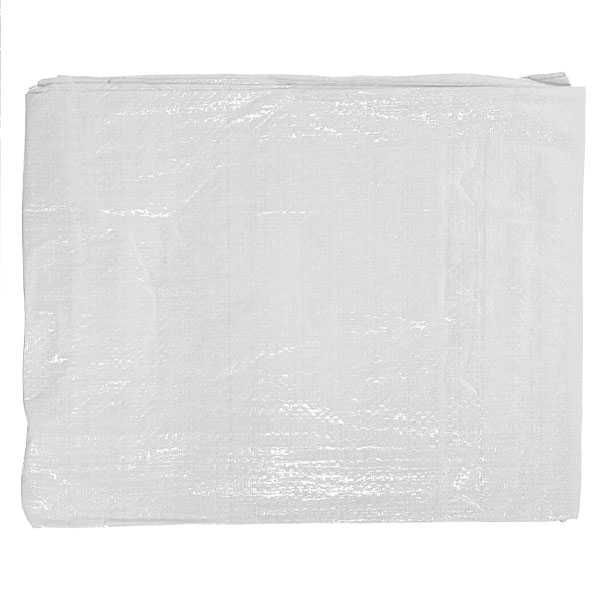 Heavy Duty 100 GSM White Tarpaulin Cover Waterproof Builders Tarp Sheet