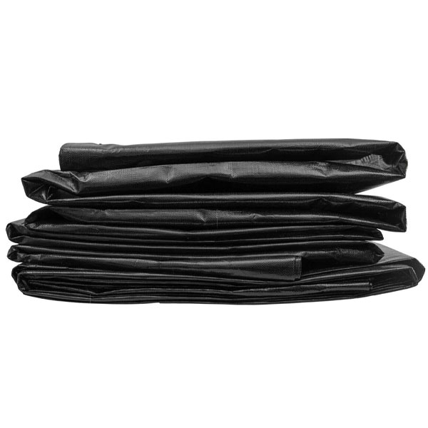 Heavy Duty 240gsm Black Waterproof Tarpaulin Builders Tarp Ground Sheet 