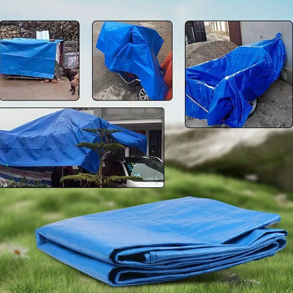 Heavy Duty 70 GSM Waterproof Tarpaulin Cover Ground Camping Sheet 