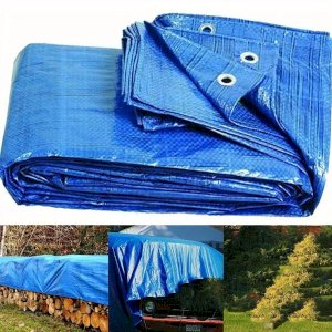 Heavy Duty 70 GSM Waterproof Tarpaulin Cover Ground Camping Sheet 