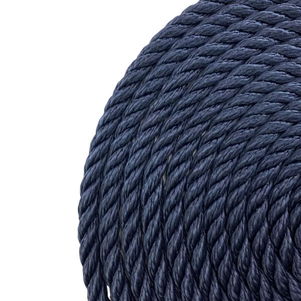 High Strength 2 Pieces Softline Warps Boat Lines Black Mooring Ropes