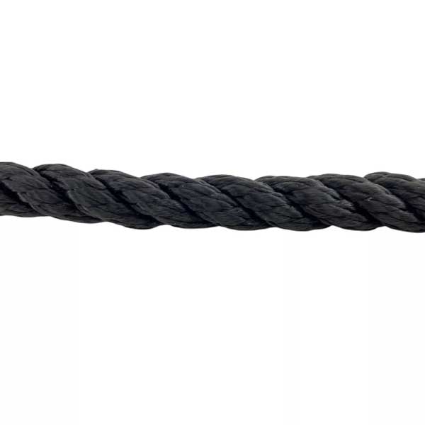 High Strength 2 Pieces Softline Warps Boat Lines Black Mooring Ropes