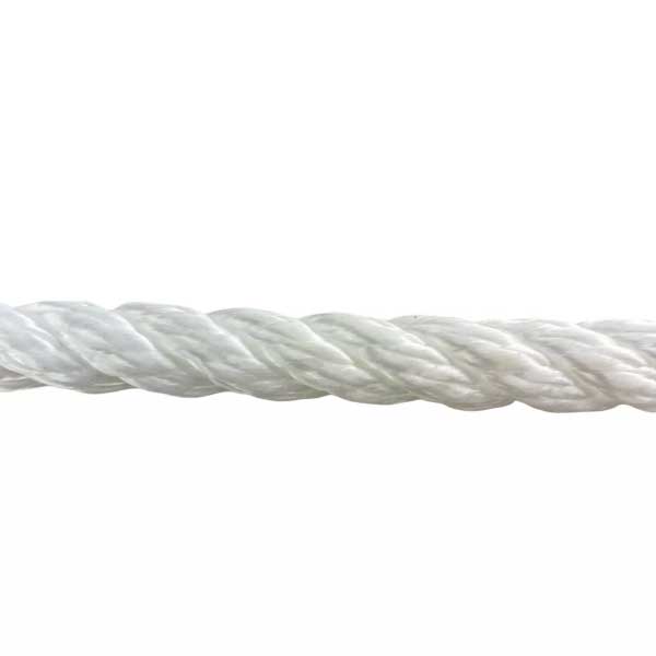 High Strength White Softline Warps Boat Lines 2 Pcs Mooring Ropes 