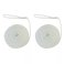 High Strength White Softline Warps Boat Lines 2 Pcs Mooring Ropes 