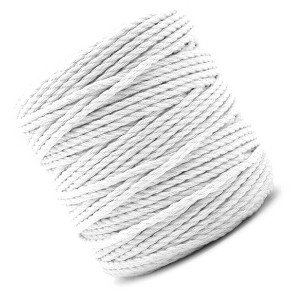 Premium 3 Strand Twisted Cotton Macrame Cord Rope Twine String