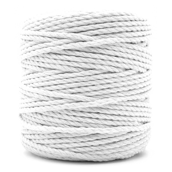 Premium 3 Strand Twisted Cotton Macrame Cord Rope Twine String