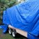 Multipurpose Blue Tarpaulin Waterproof Furniture Caravan Cover Sheet - 60 GSM 