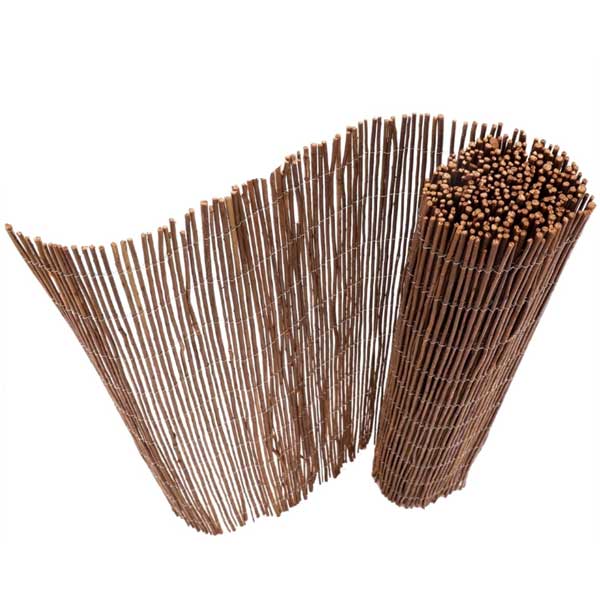 Garden Willow Fence Roll for Outdoor Natural Screening Privacy