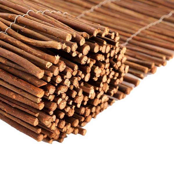 Garden Willow Fence Roll for Outdoor Natural Screening Privacy