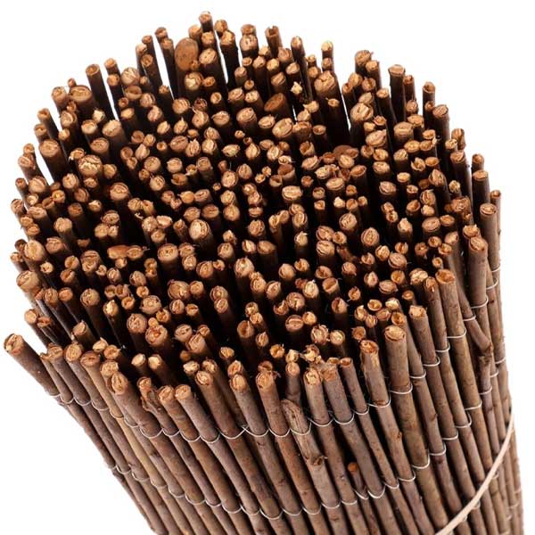 Garden Willow Fence Roll for Outdoor Natural Screening Privacy