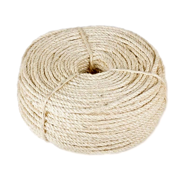 0.5m Long Natural Sisal Rope For Crafts, Cats Scratching Post & Pets Animal