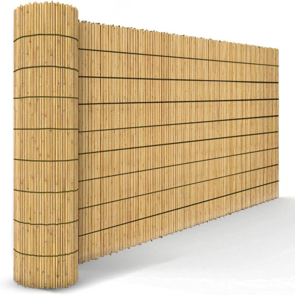  Bamboo Privacy Fencing Split Natural Garden Screening Roll For Multiple Use 