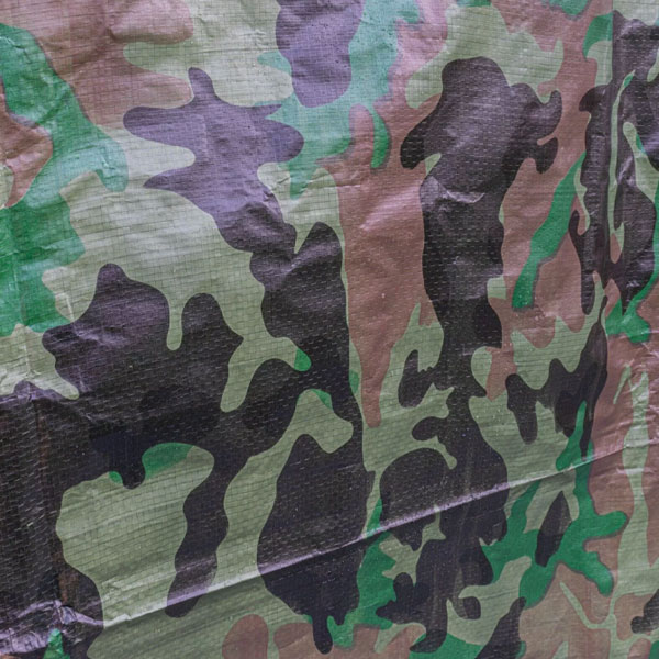 Strong 90 GSM Waterproof Camo Tarpaulin Camp Cover Army Basha