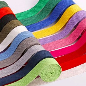  Heavy Duty 25mm Wide Strong & Tightly Woven Cotton Webbing Strap 